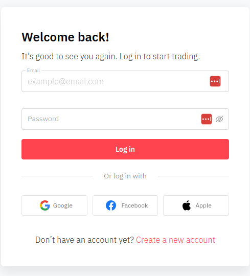 Deriv OAuth Login Deriv OAuth Login